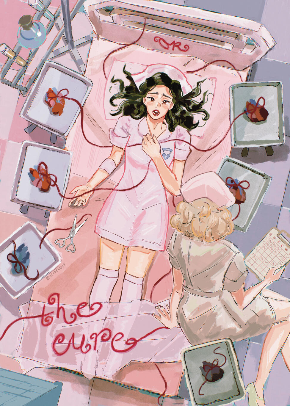 illustration for Olivia Rodrigo's "The Cure"